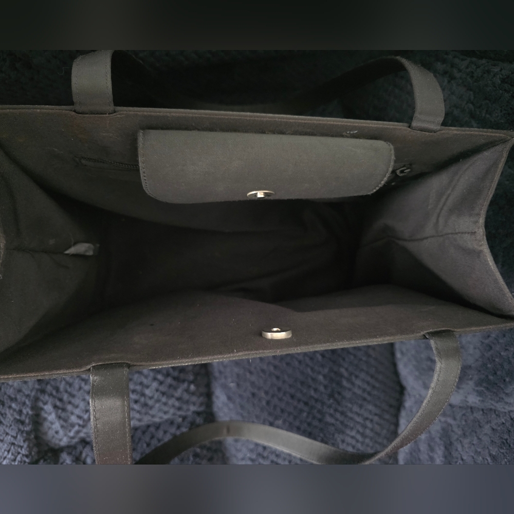Kate Spade Black Satin Tote Bag - Picture 4 of 6